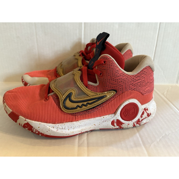 Nike KD Trey 5 X University Red Metallic Gold 2023 - DD9538-600 Men’s 11 EUR 45 - Picture 1 of 7